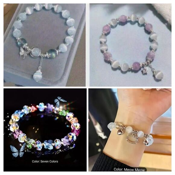 Hello kitty or Butterfly charm bracelet - Picture 1 of 11